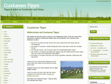 Tablet Screenshot of cuxhaven-tipps.de